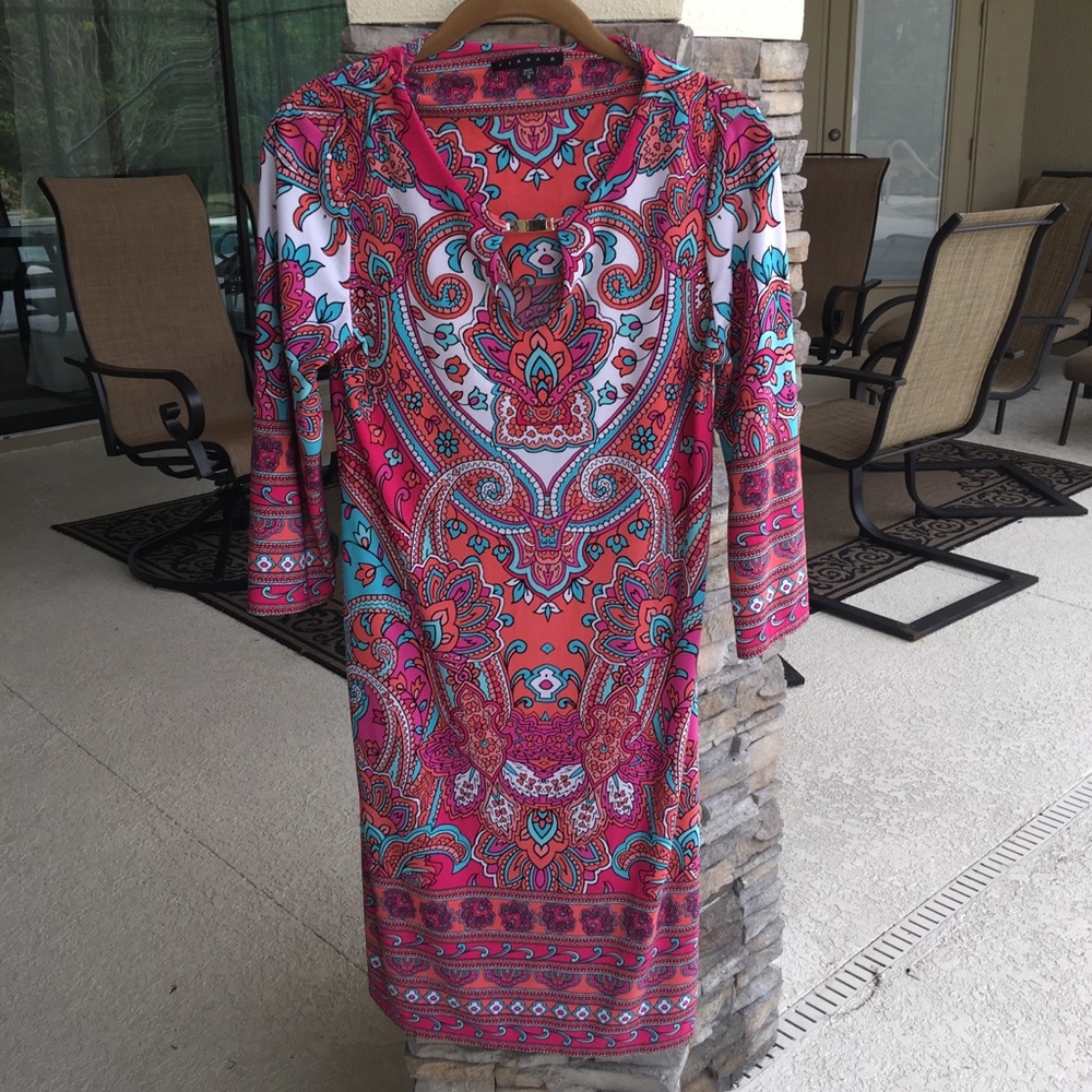 Tiana B Paisley Dress